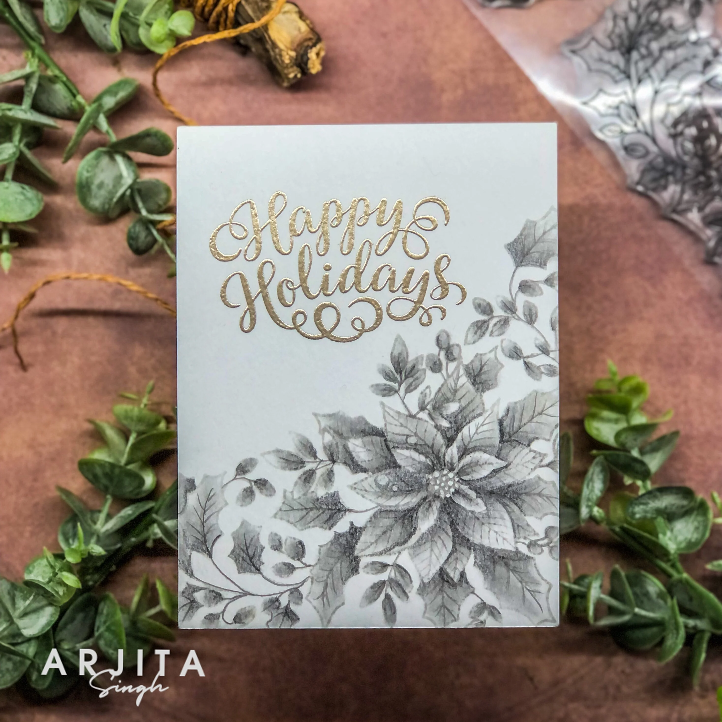 STAMPS- Pristine Poinsettia - Image 5