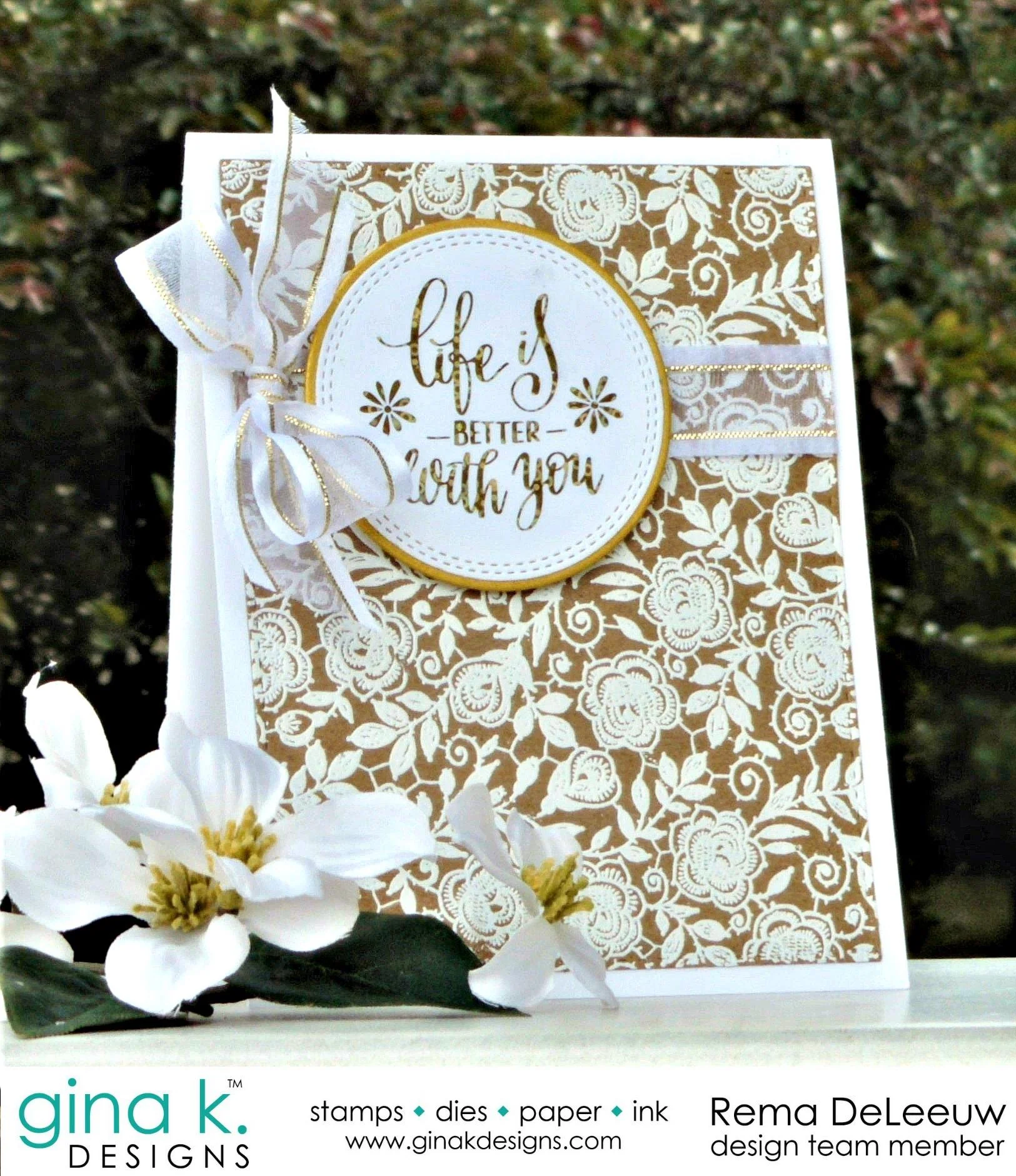 STAMPS- Rose Lace Background Stamp - Image 3