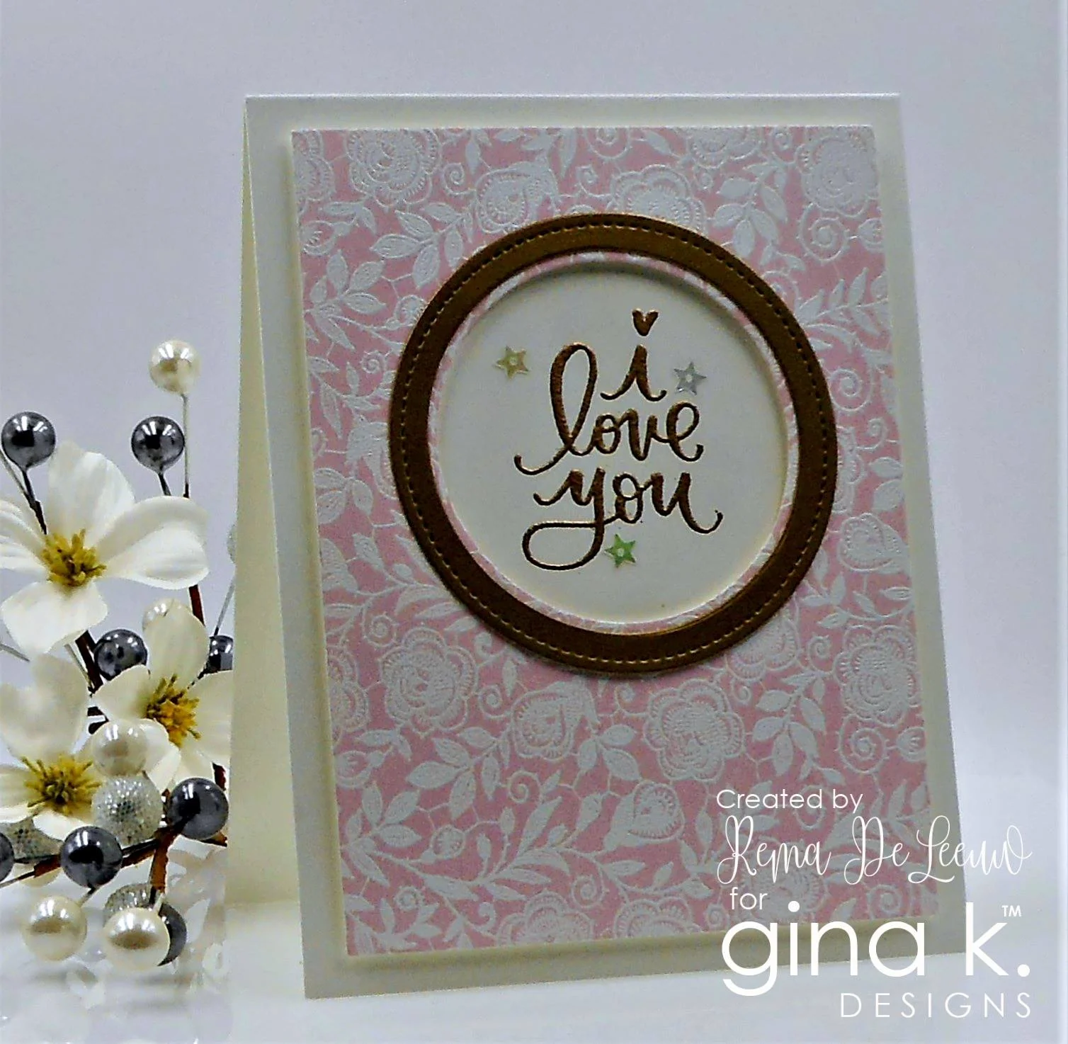 STAMPS- Rose Lace Background Stamp - Image 4