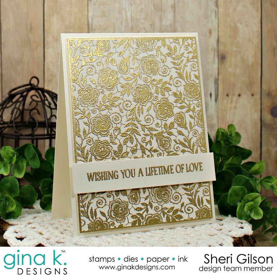STAMPS- Rose Lace Background Stamp - Image 6