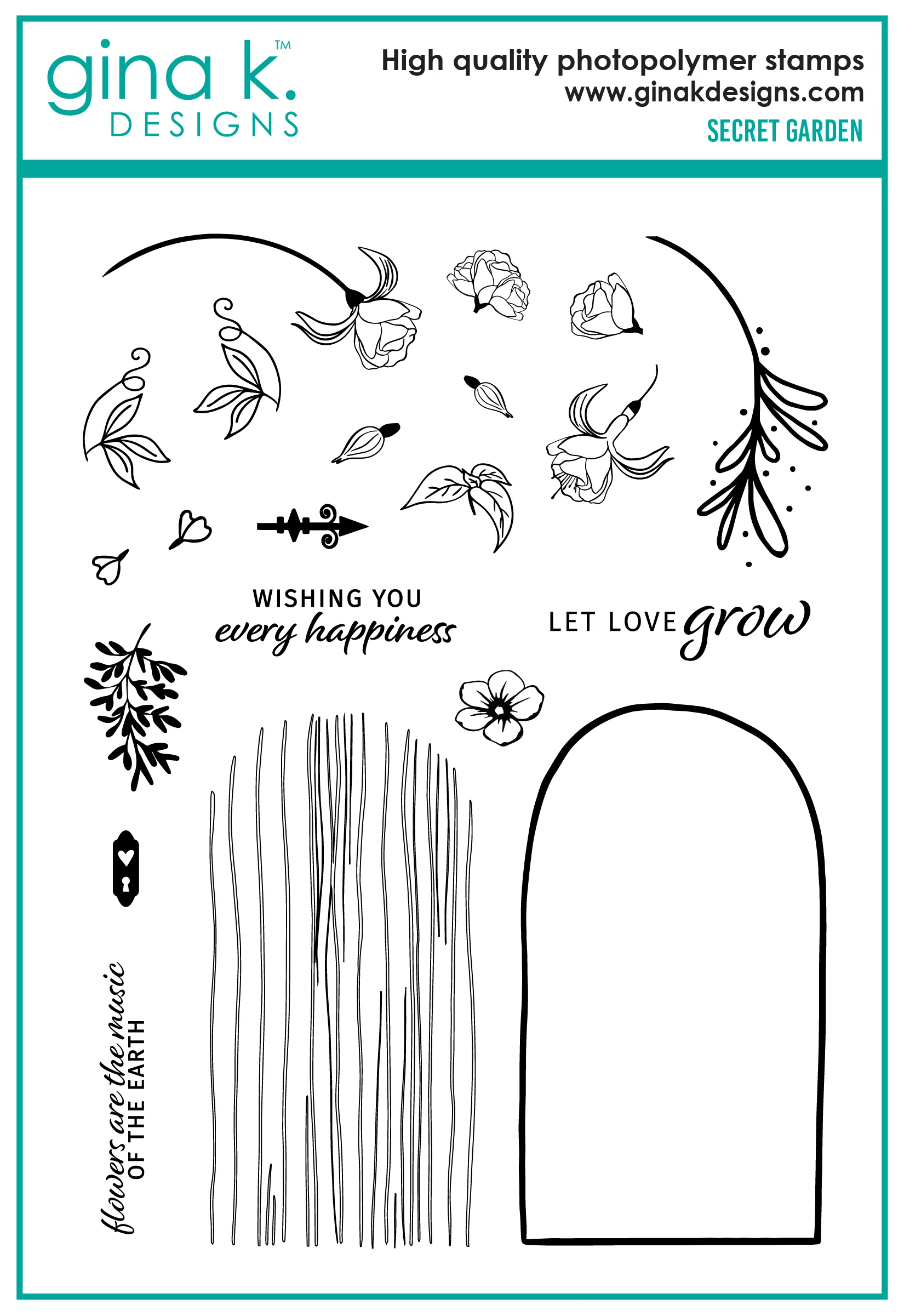 CLEARANCE - NO RETURNS STAMPS- Secret Garden