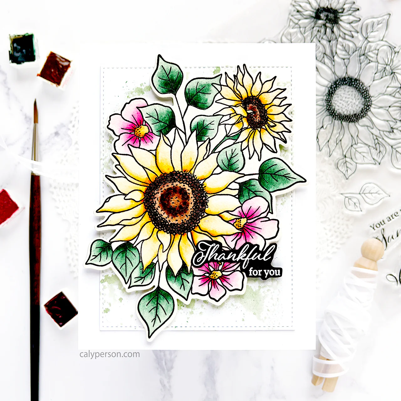 STAMPS- Sensational Sunflowers - Image 3
