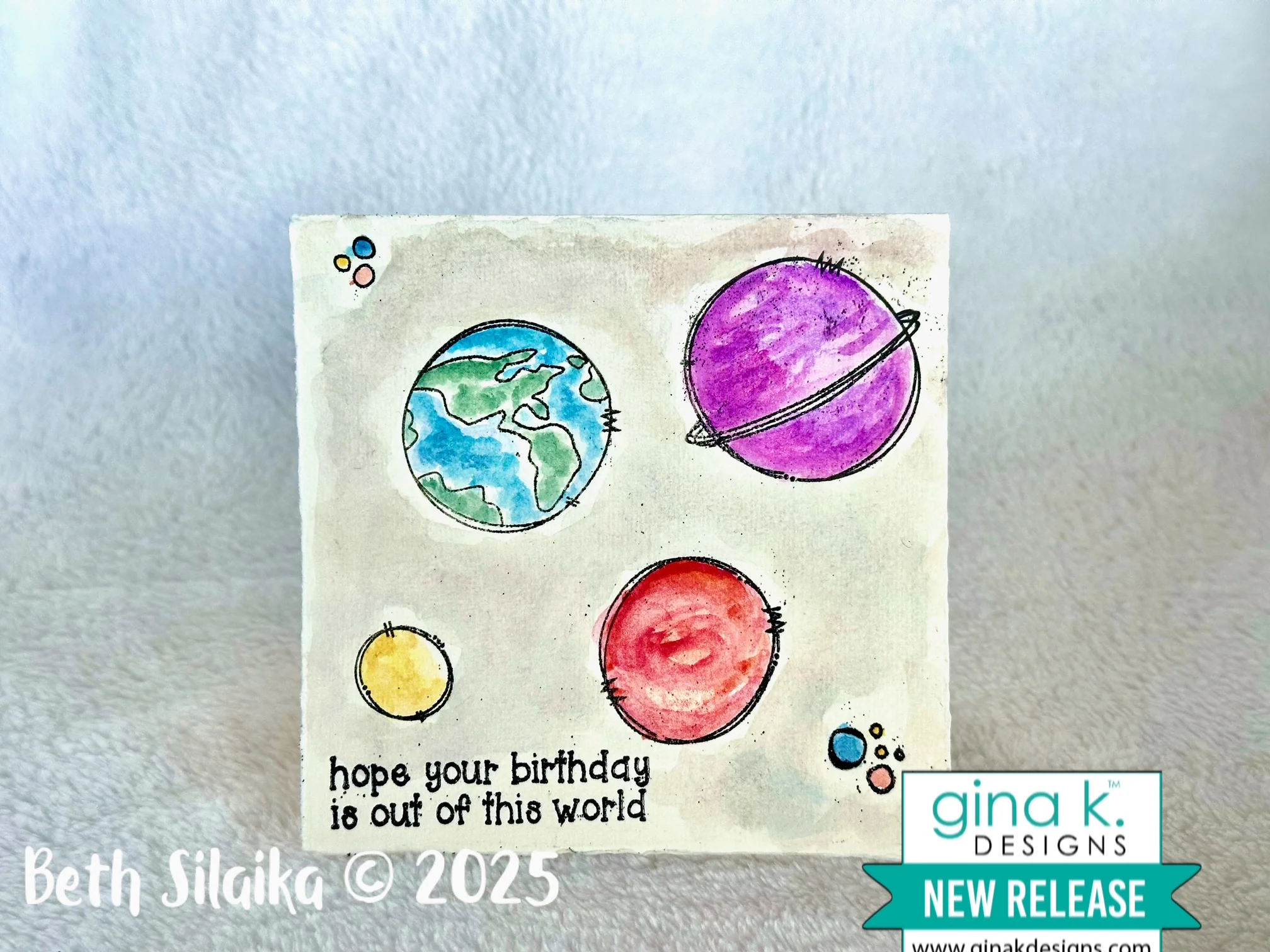 CLEARANCE - NO RETURNS STAMPS- Space Doodle - Image 4