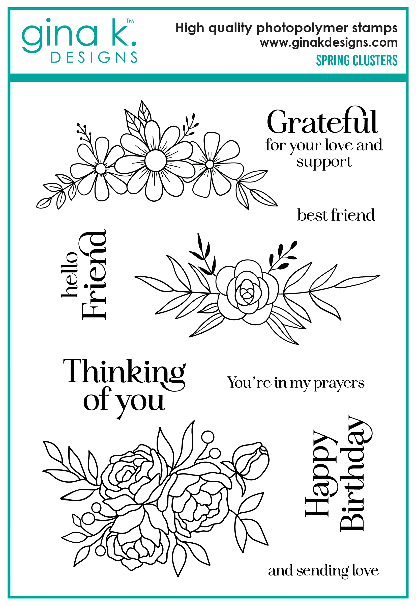 STAMPS- Spring Clusters