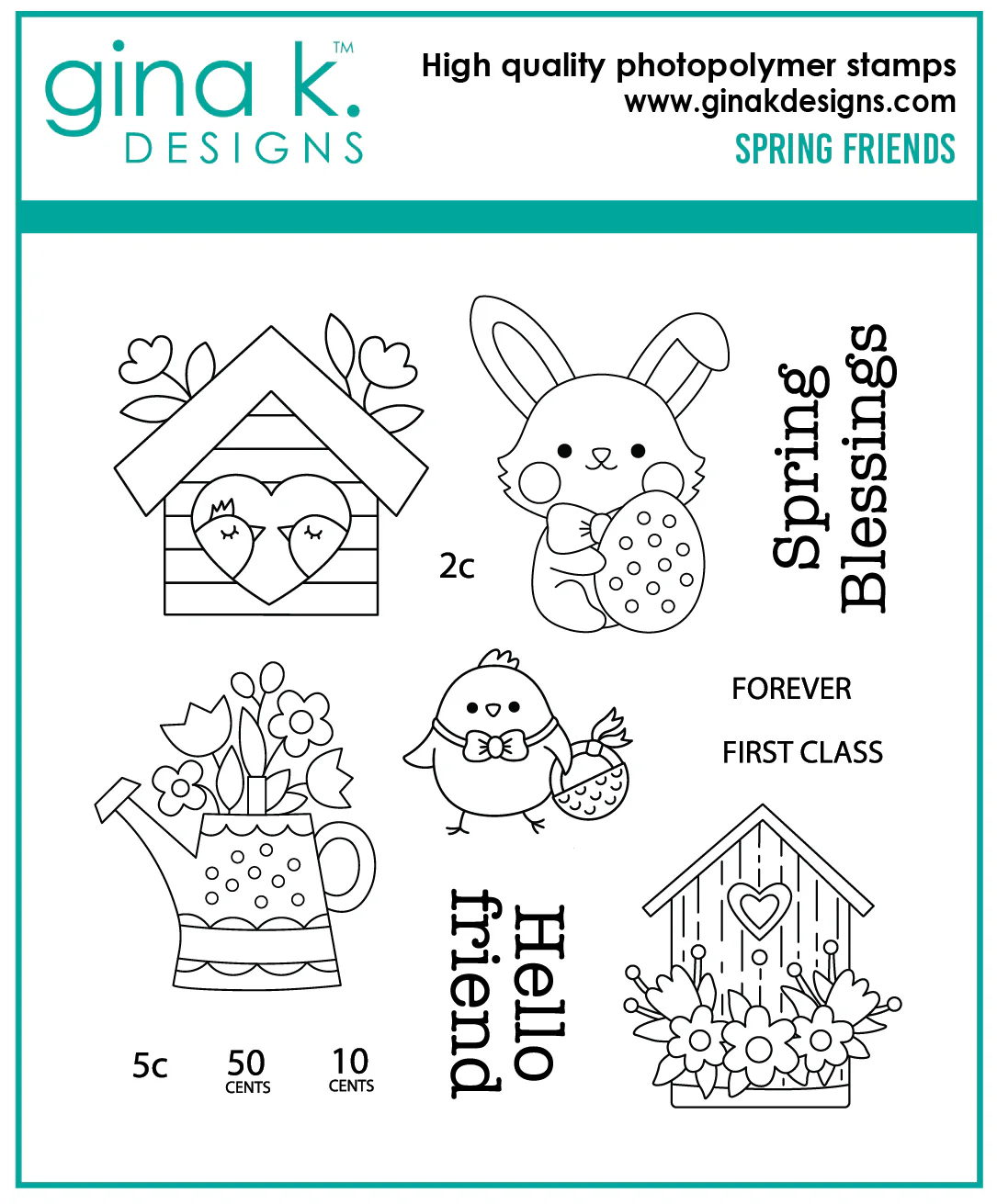 STAMPS- Spring Friends