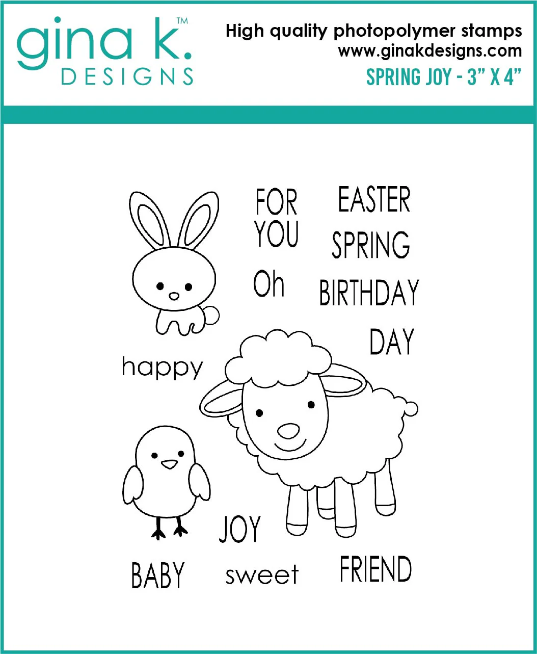 CLEARANCE - NO RETURNS STAMPS- Spring Joy MINI