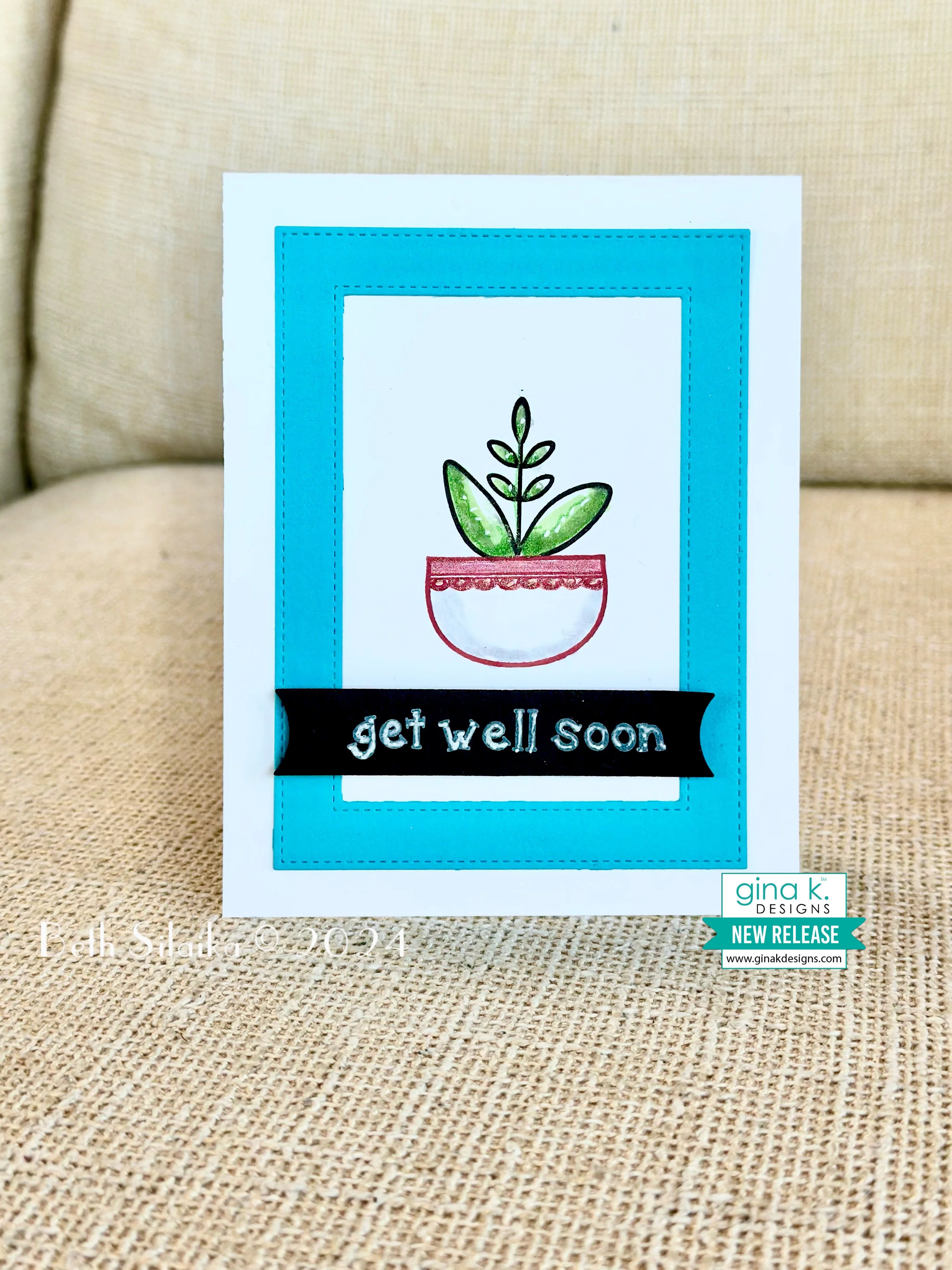 CLEARANCE - NO RETURNS STAMPS- Sweet Succulents - Image 5