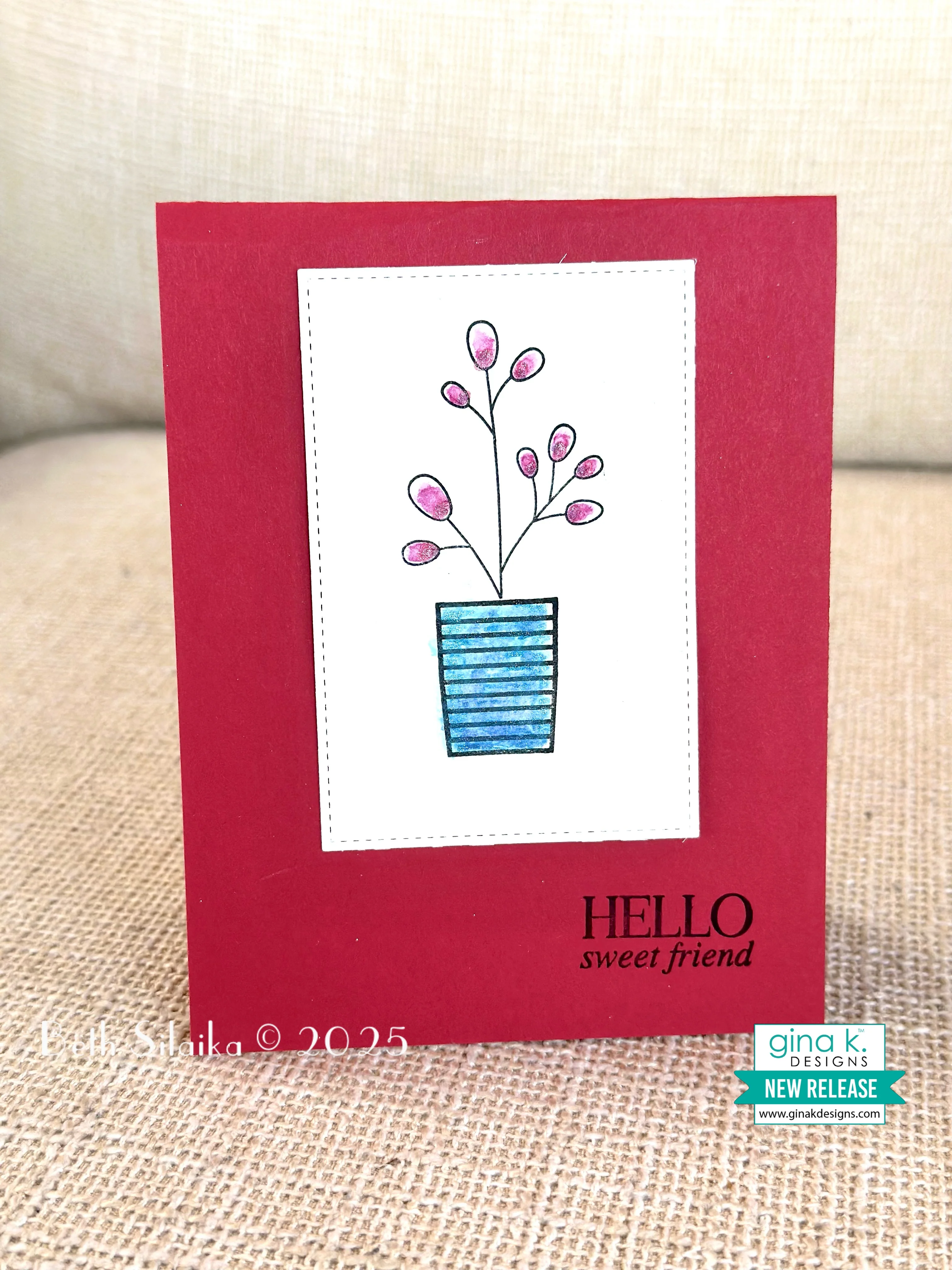 CLEARANCE - NO RETURNS STAMPS- Sweet Succulents - Image 6