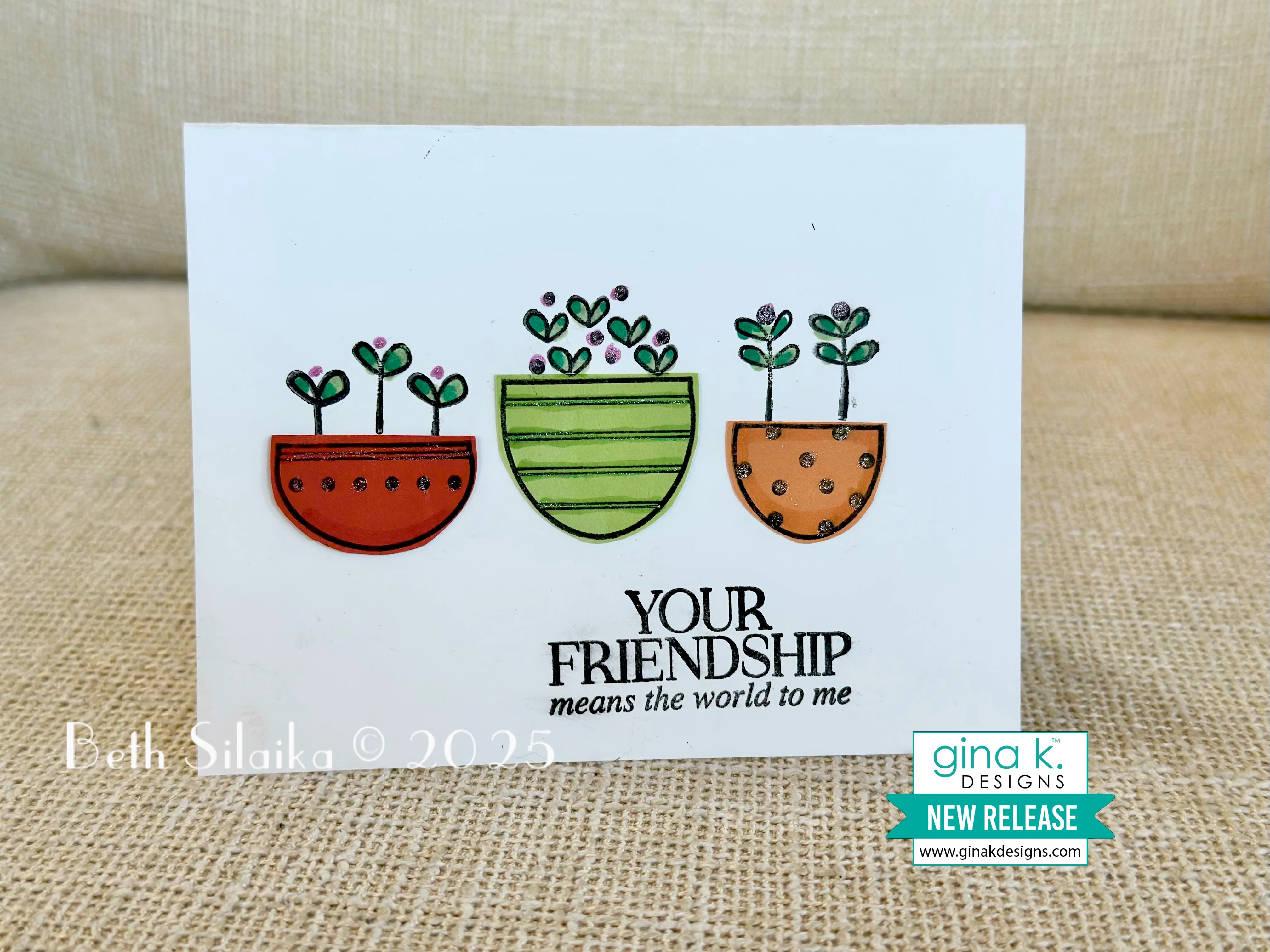 CLEARANCE - NO RETURNS STAMPS- Sweet Succulents - Image 7