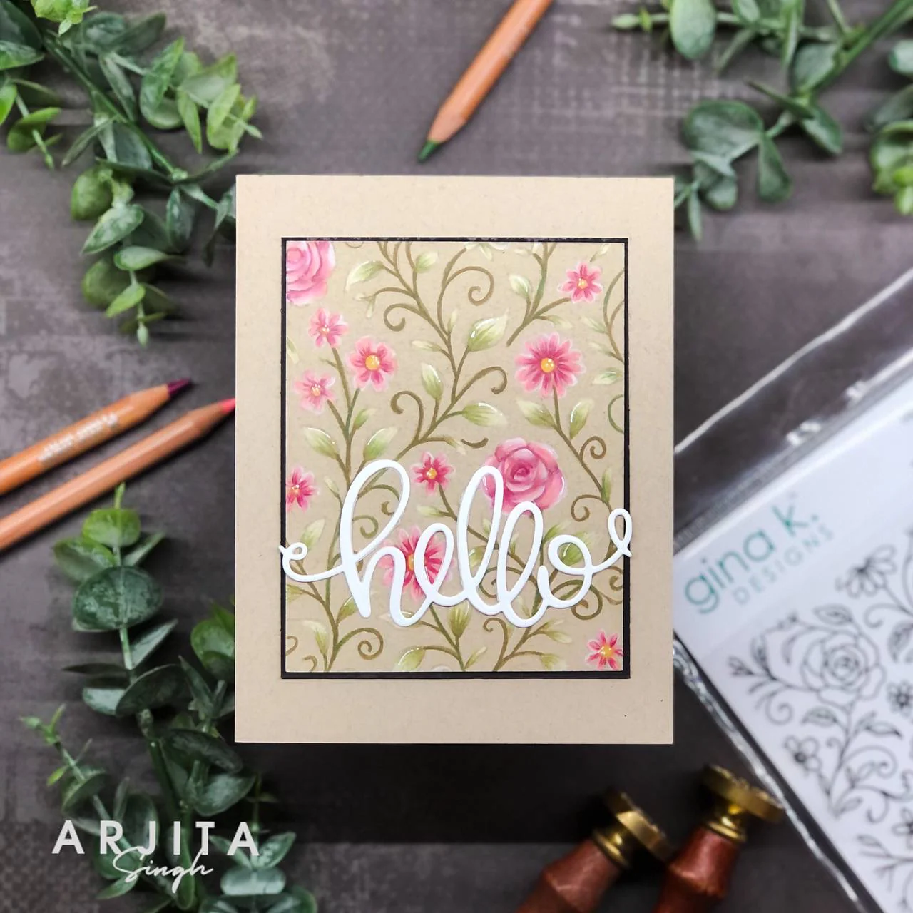STAMPS- Tangled Garden Background Stamp - Image 3