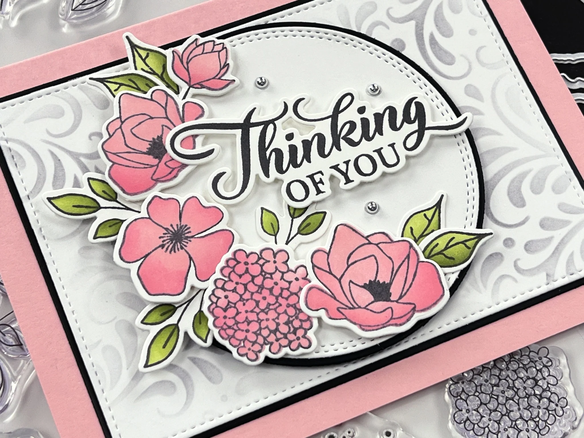 STENCIL- Thoughtful Flowers - Image 5