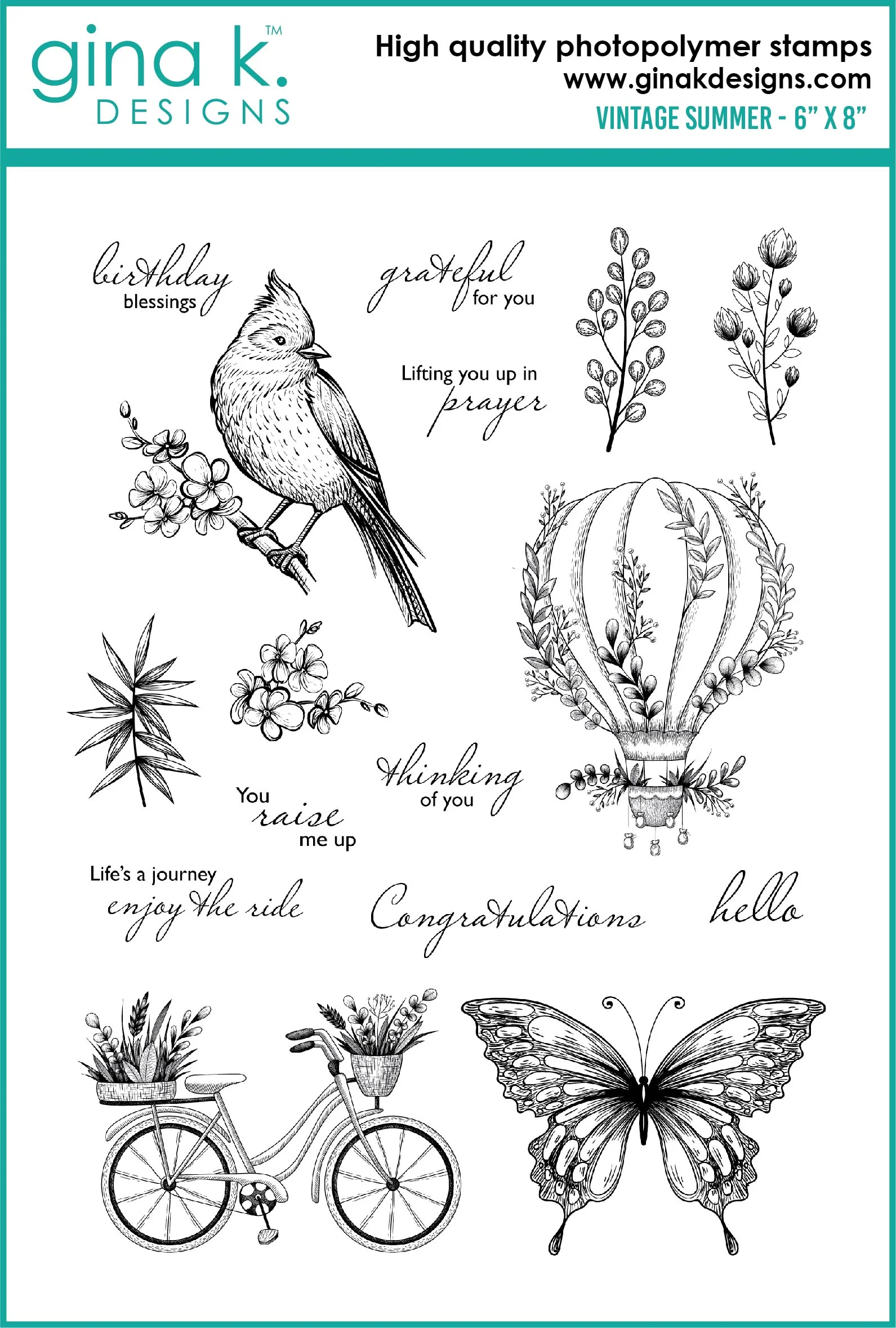 STAMPS- Vintage Summer