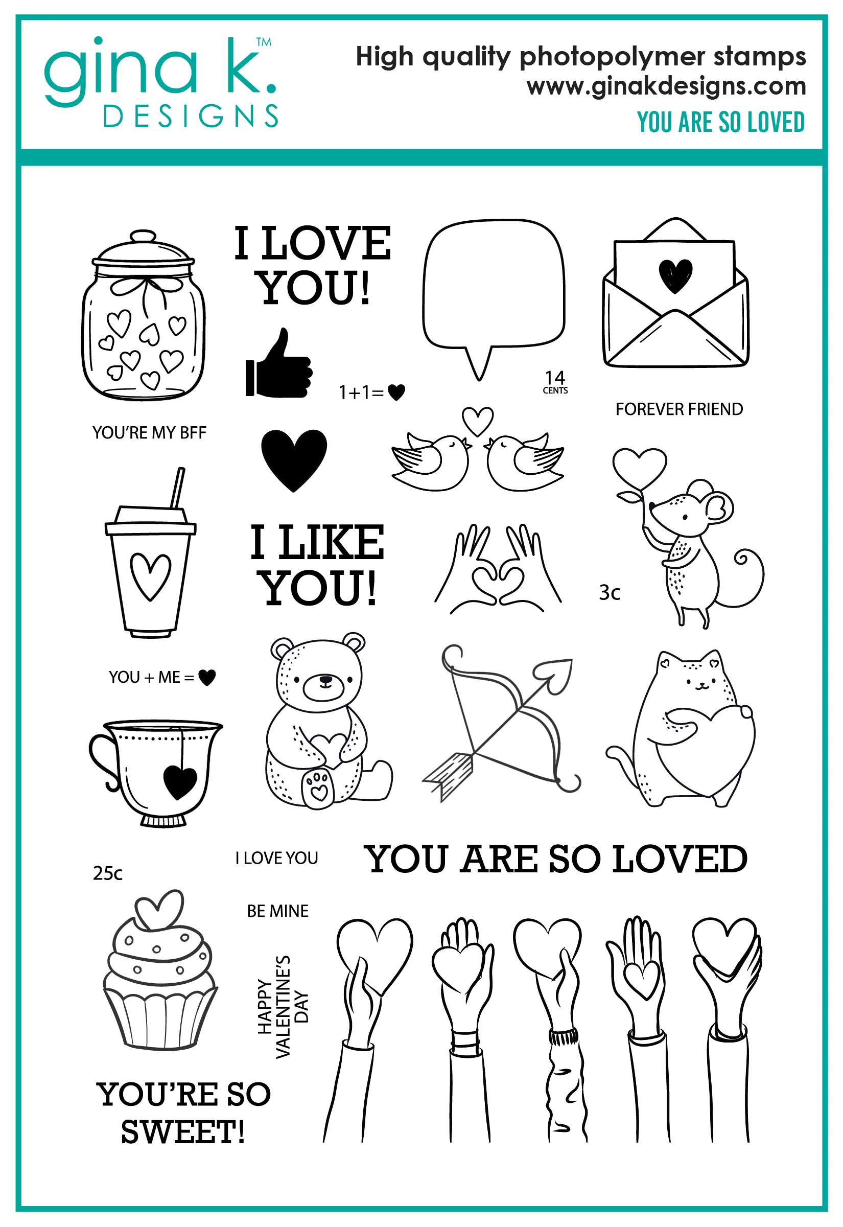 STAMPS- You Are So Loved