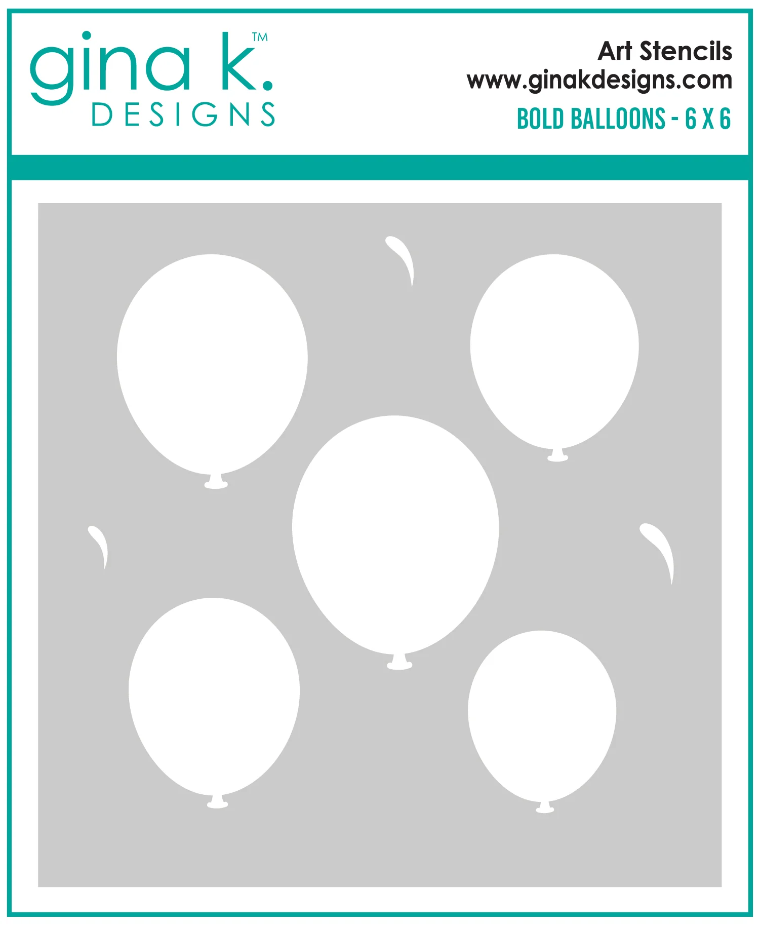STENCIL- Bold Balloons