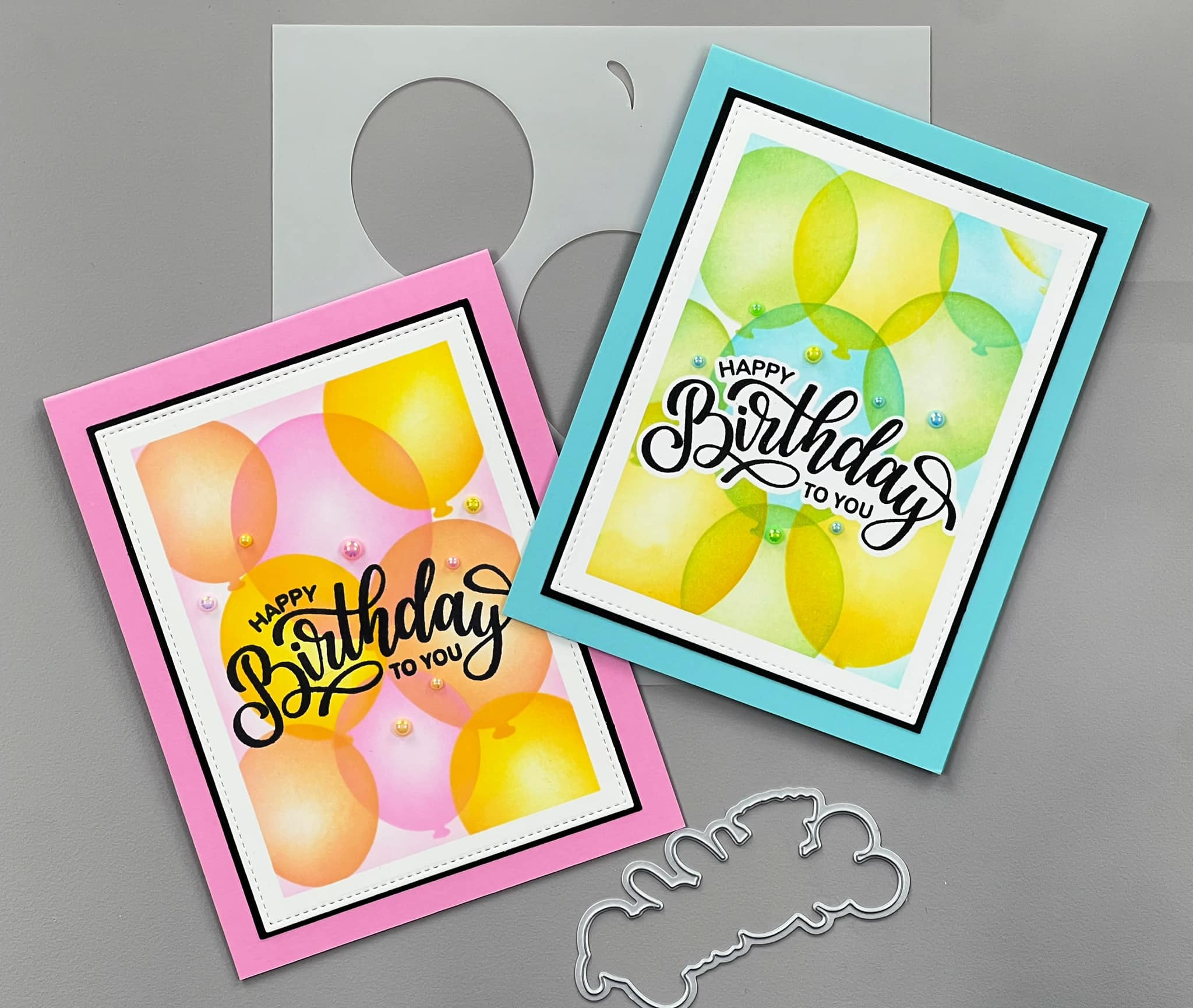 STENCIL- Bold Balloons - Image 2