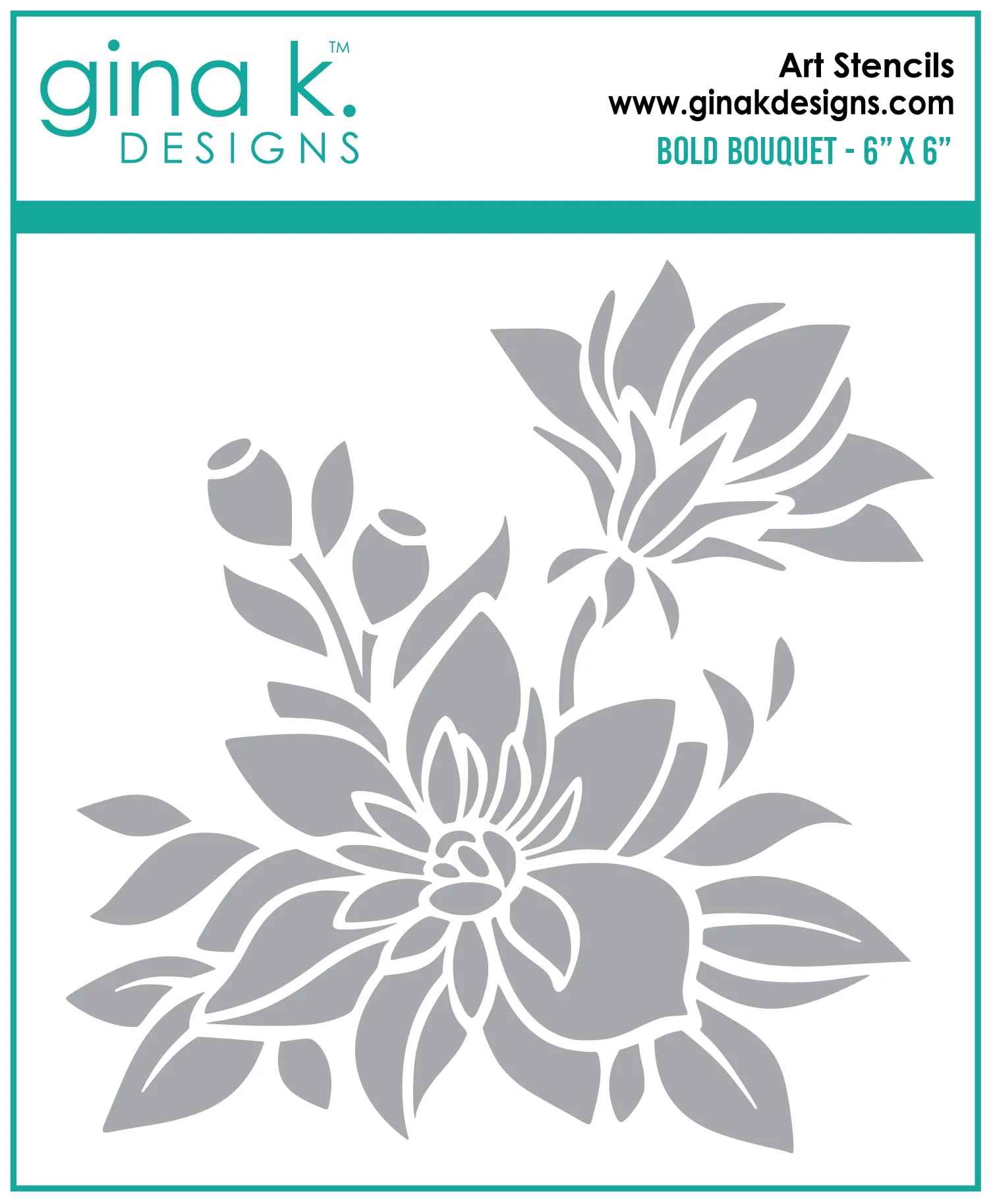 STENCIL- Bold Bouquet