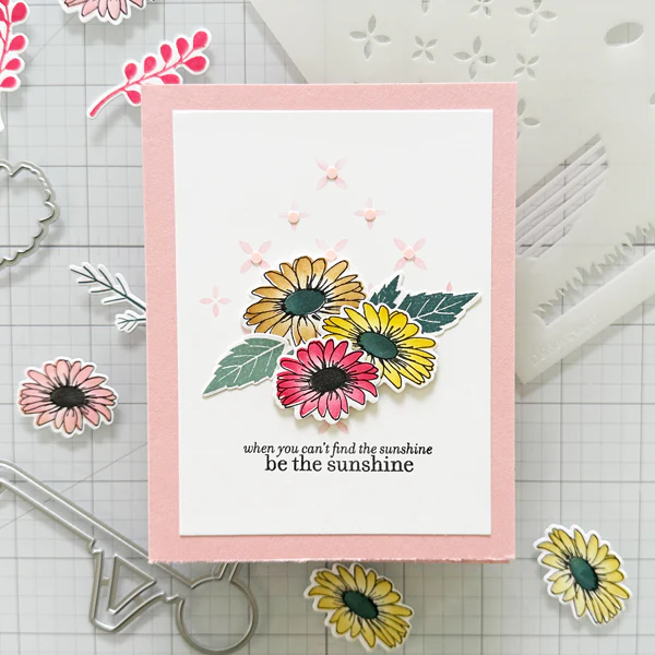 STENCIL- Daisies Bloom - Image 9