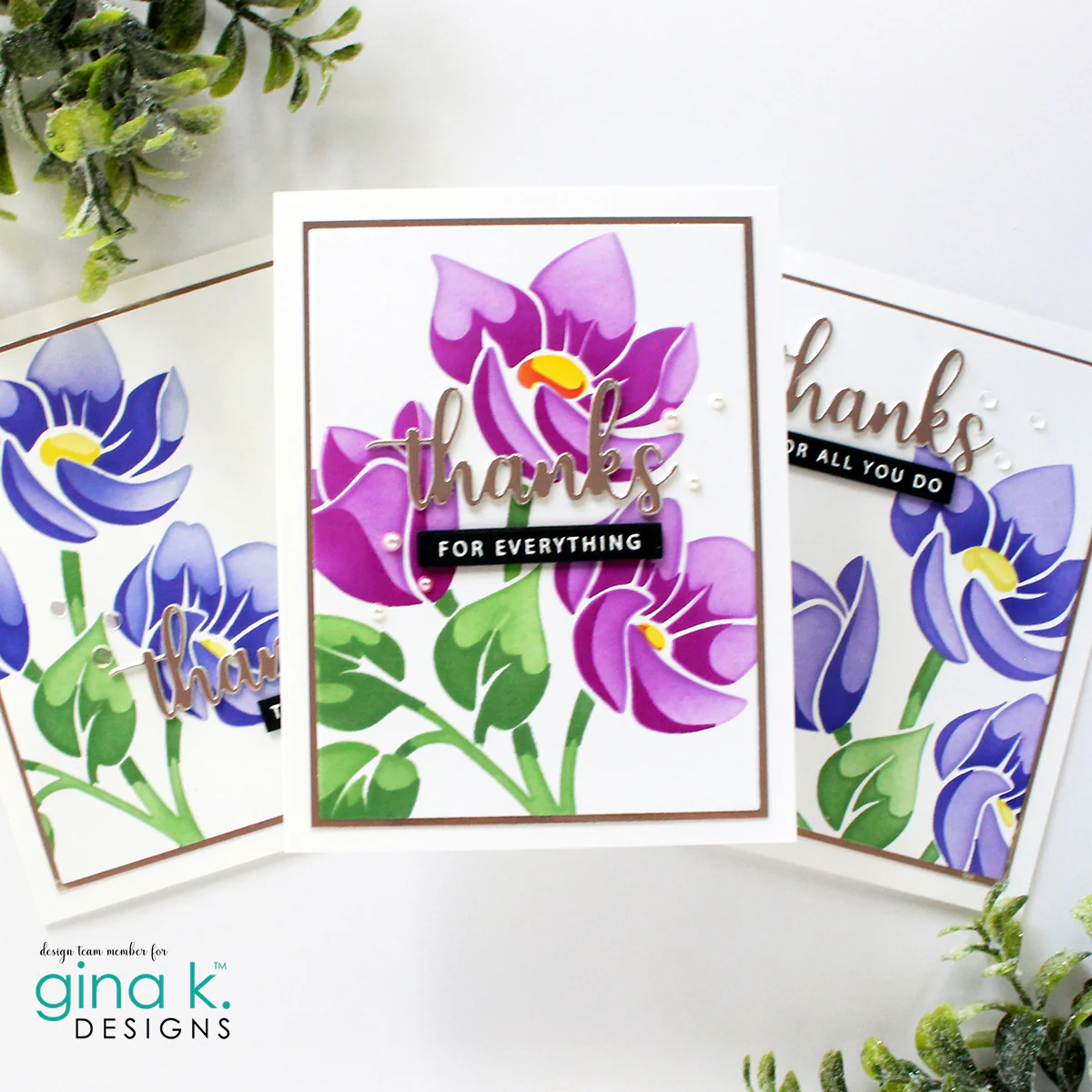 STENCIL- Delightful Blooms - Image 2