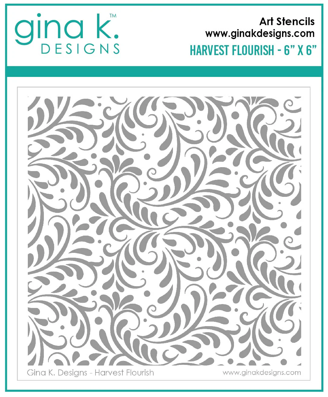 STENCIL- Harvest Flourish