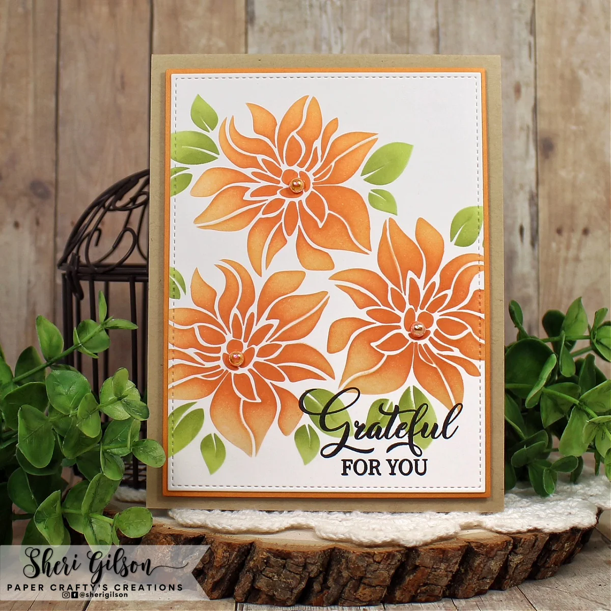 STENCIL- Labyrinth Dahlia - Image 2