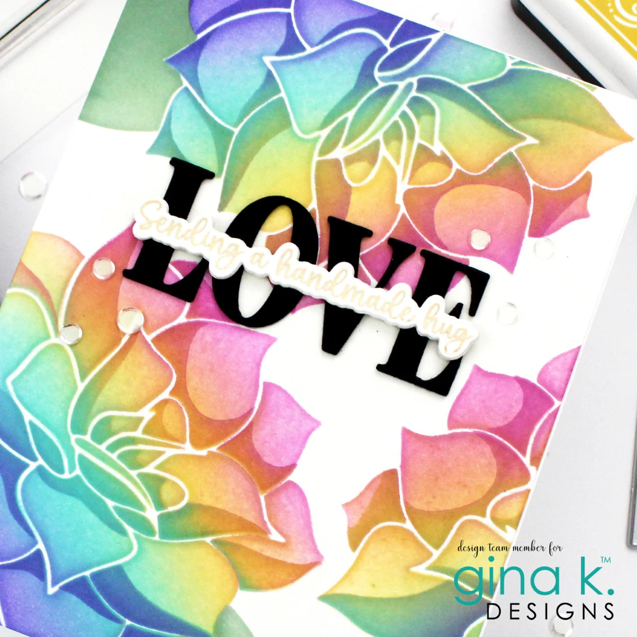 STENCIL- Layered Peony - Image 3