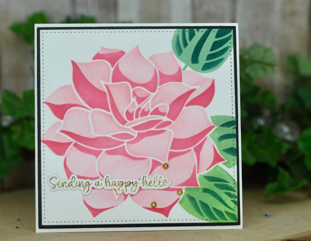 STENCIL- Layered Peony - Image 5