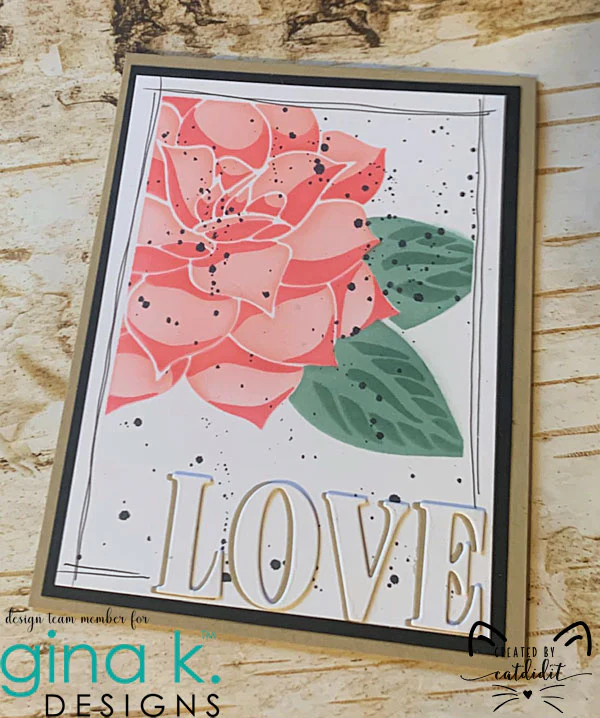 STENCIL- Layered Peony - Image 6