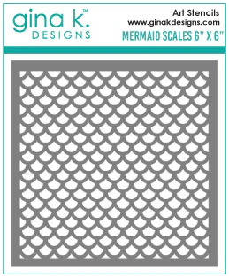 STENCIL- Mermaid Scales