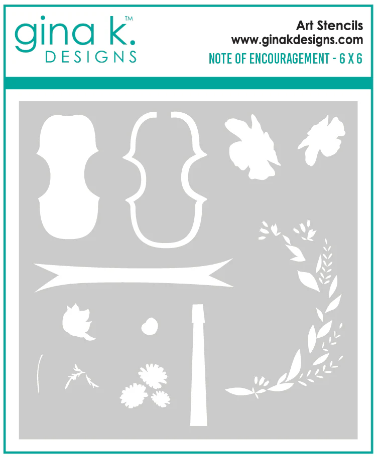 STENCIL- Note of Encouragement