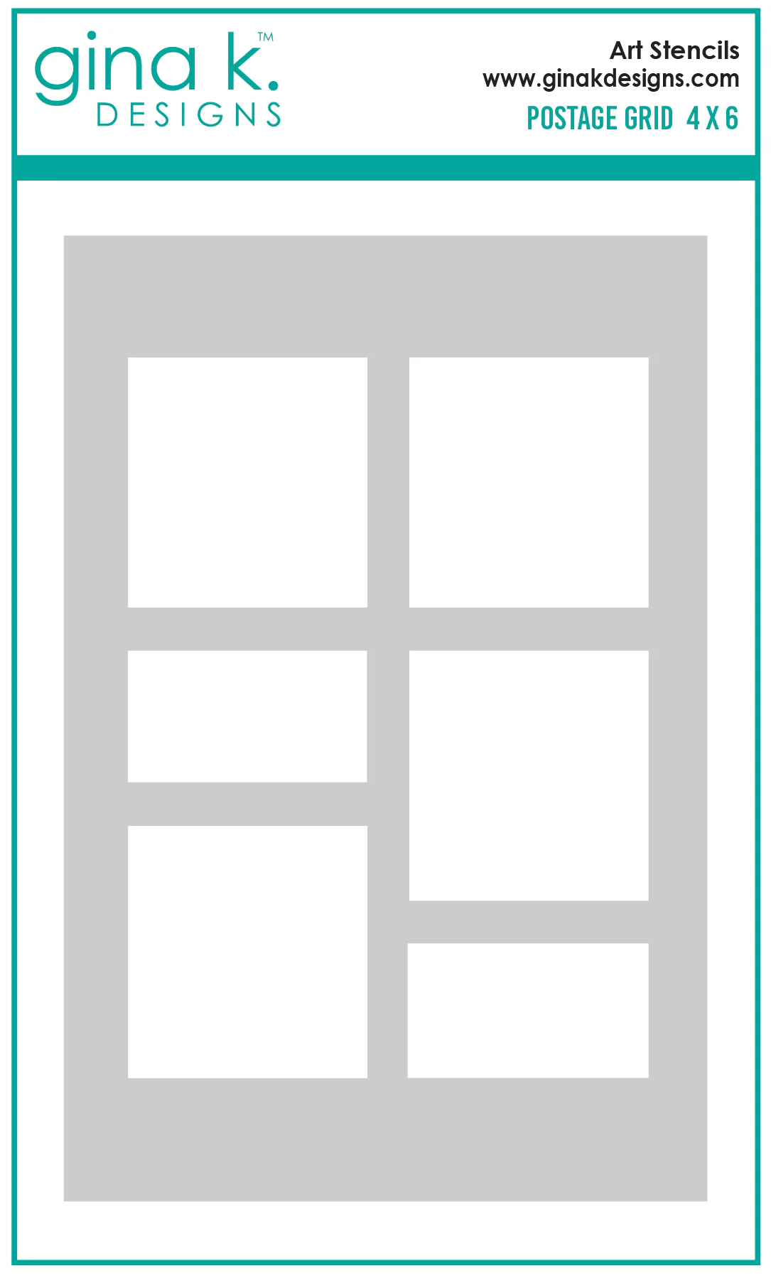 STENCIL- Postage Grid