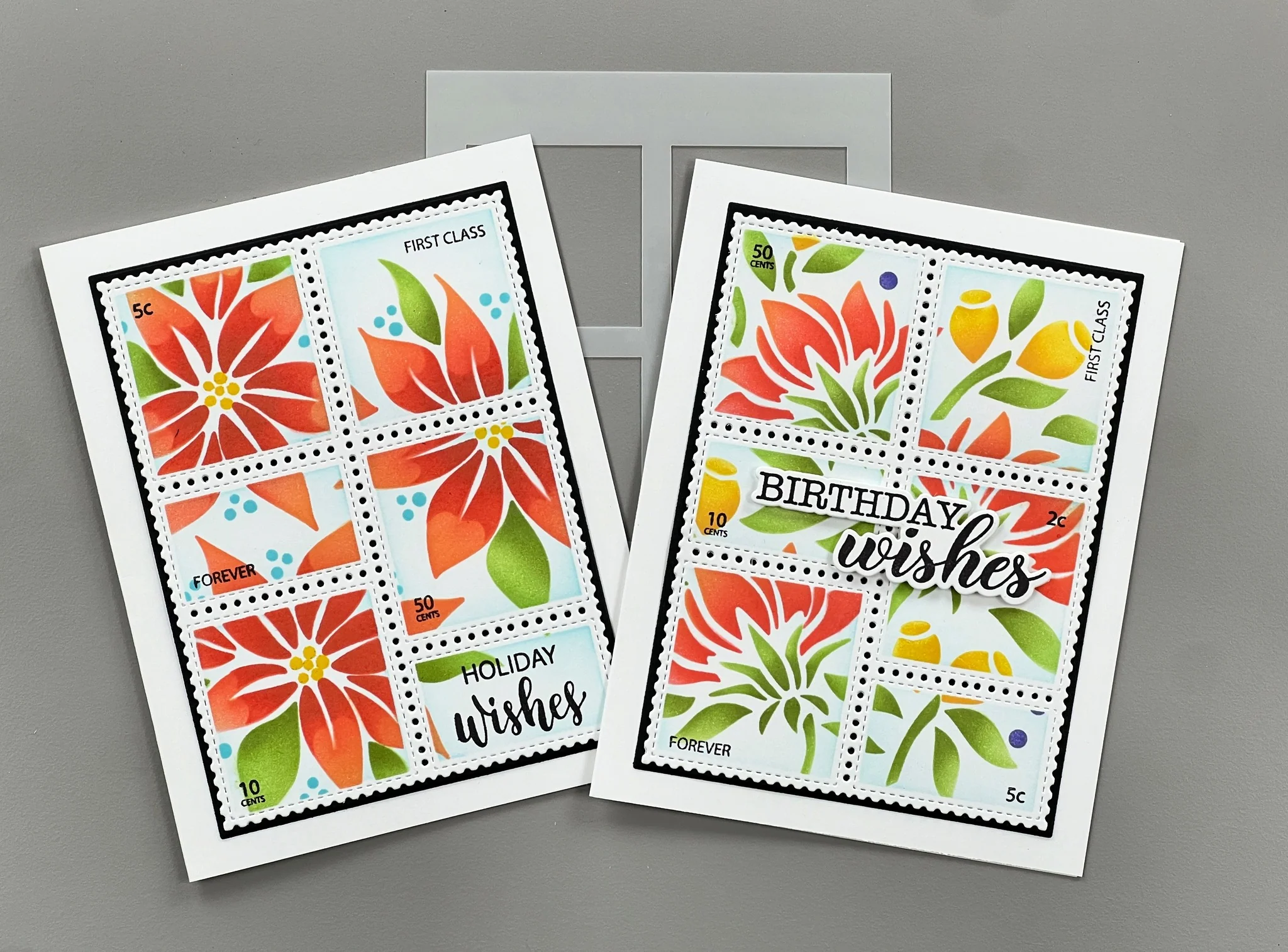 STENCIL- Postage Grid - Image 5