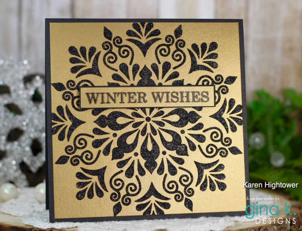 STENCIL- Snowflake Mandala - Image 4