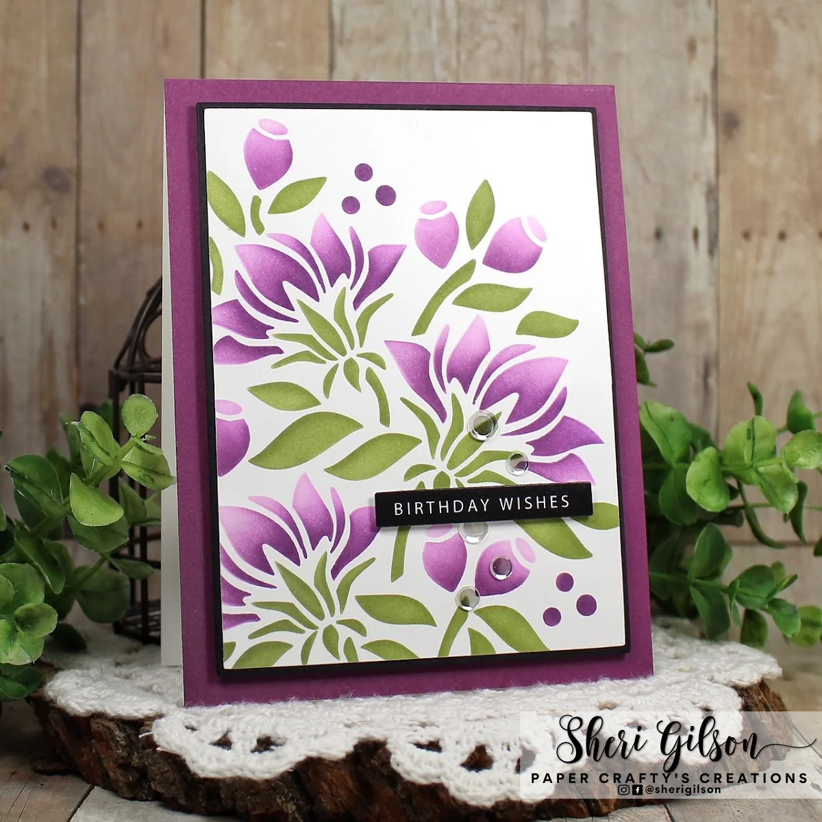 STENCIL- Summer Bouquet Layering Stencil - Image 2