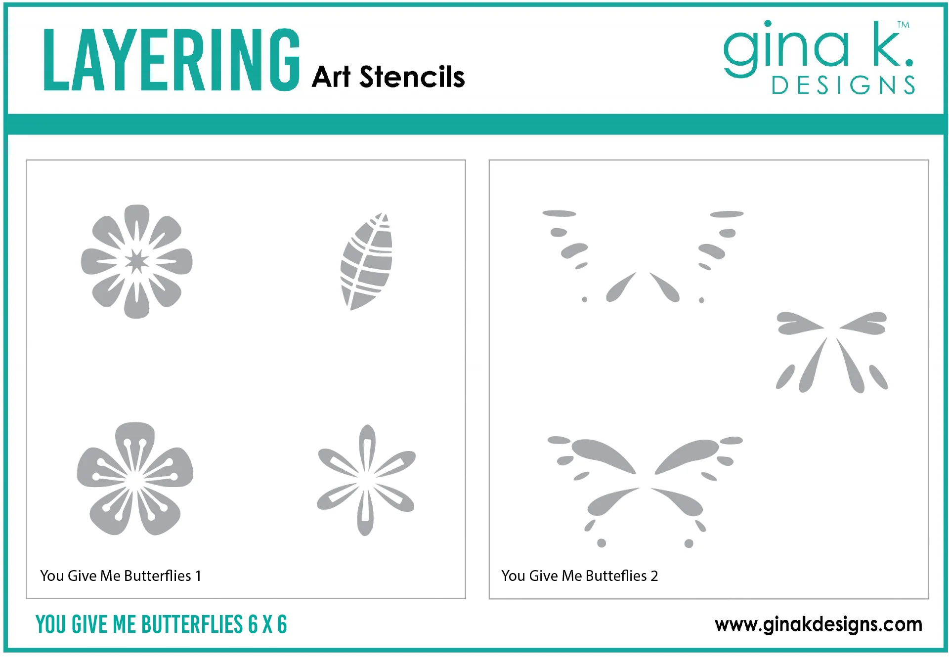 STENCIL- You Give Me Butterflies Layering Stencil