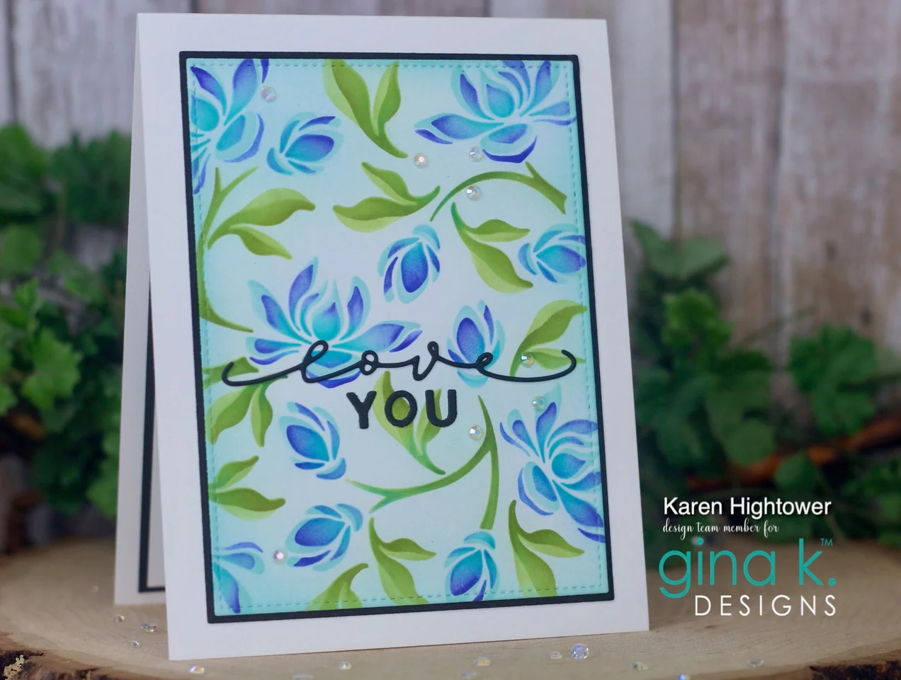 STENCIL- Flowering Vine - Image 2