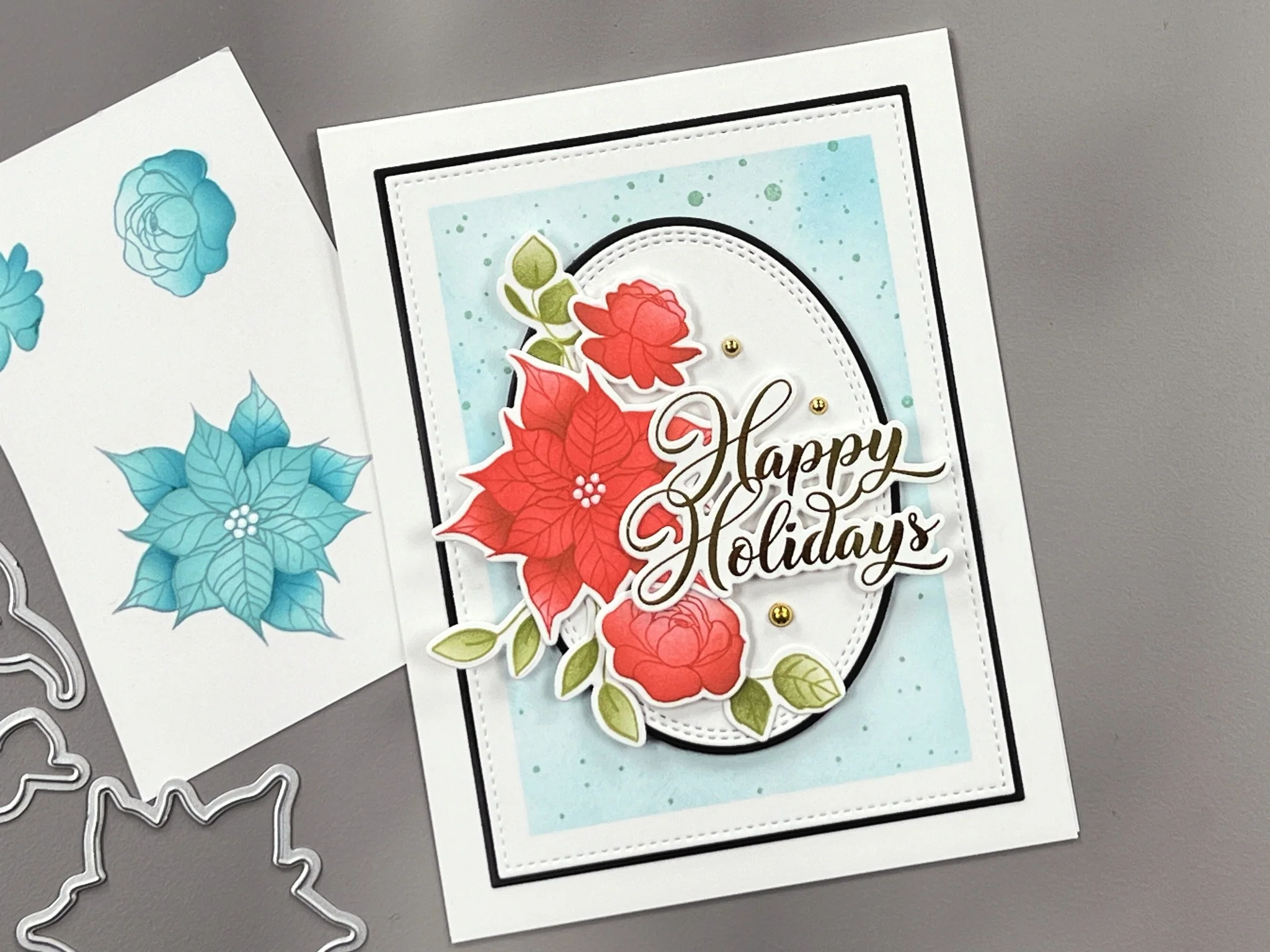 STENCIL- Holiday Floral - Image 3