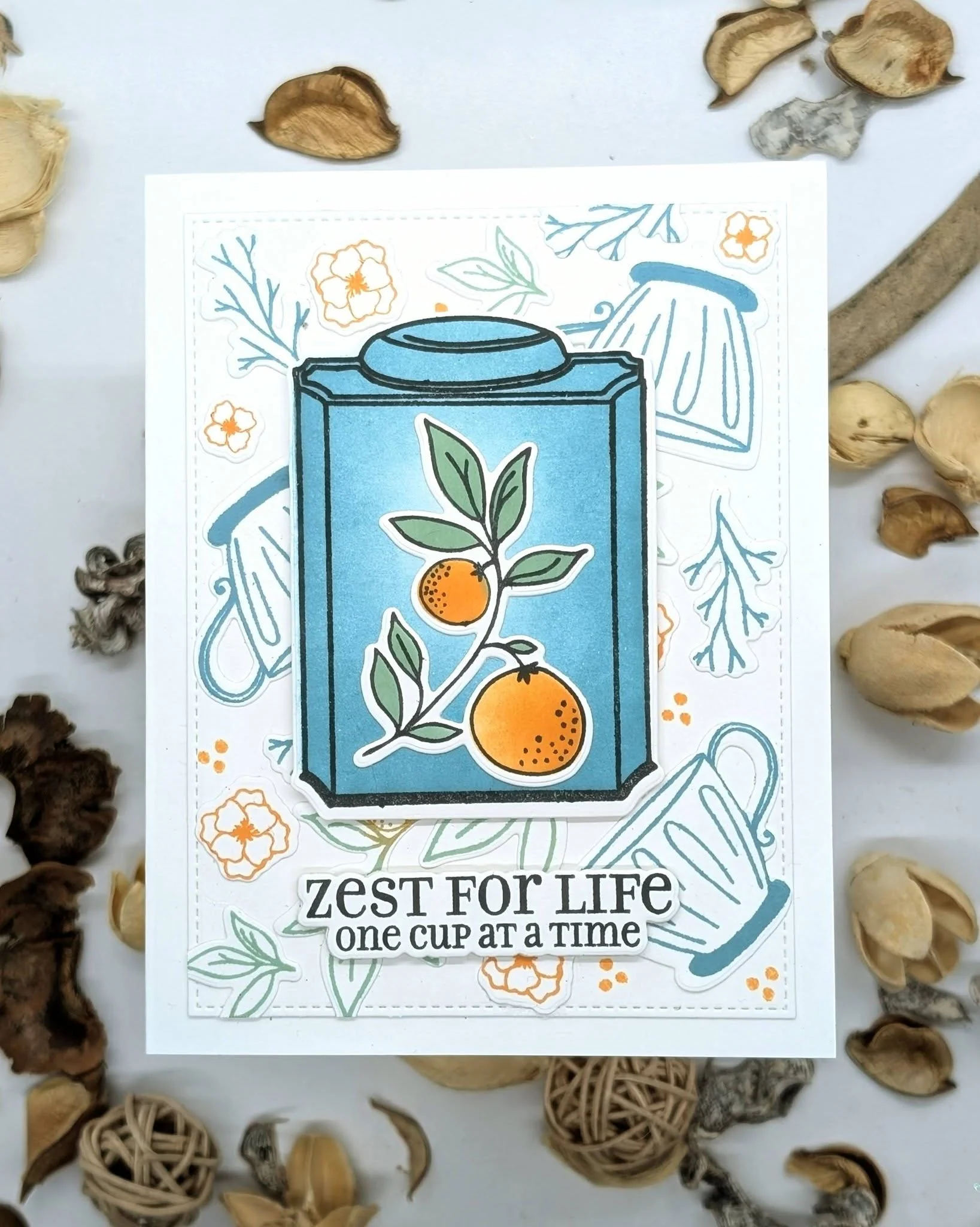 STENCIL- Simplici-Tea and Joy - Image 2