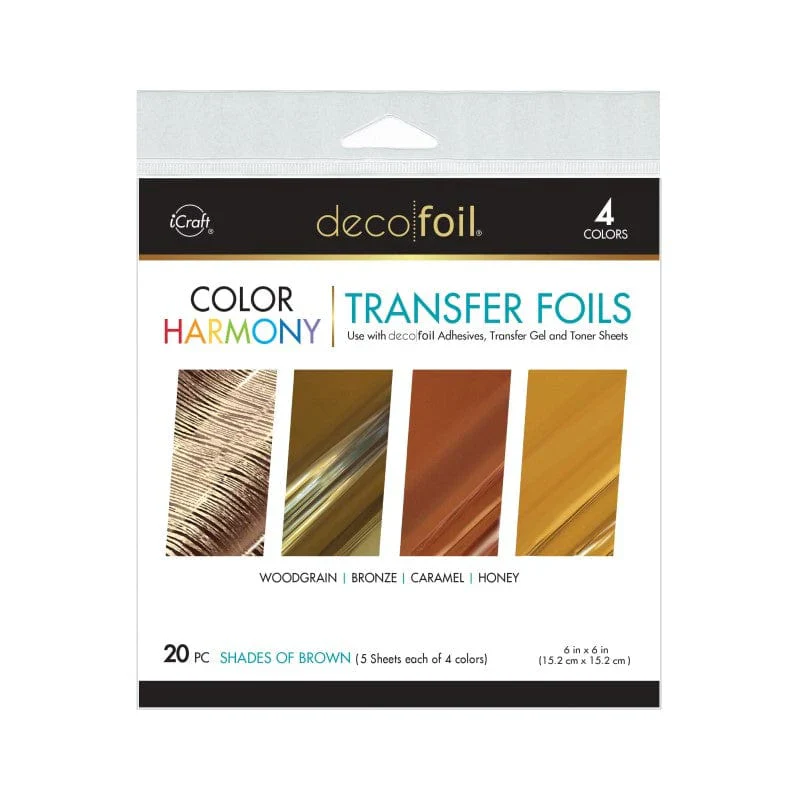 TOW- Deco Foil Color Harmony Transfer Foil Shades of Brown