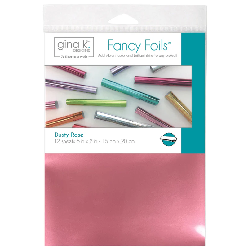 TOW- Fancy Foils 6" x 8"- Dusty Rose (matte finish)