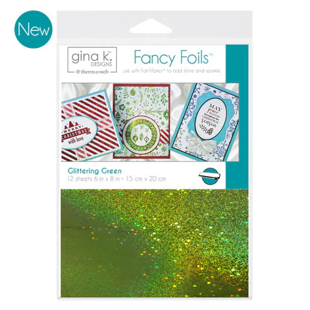 TOW- Fancy Foils 6" x 8"- Glittering Green