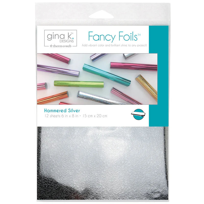 TOW- Fancy Foils 6" x 8"- Hammered Silver