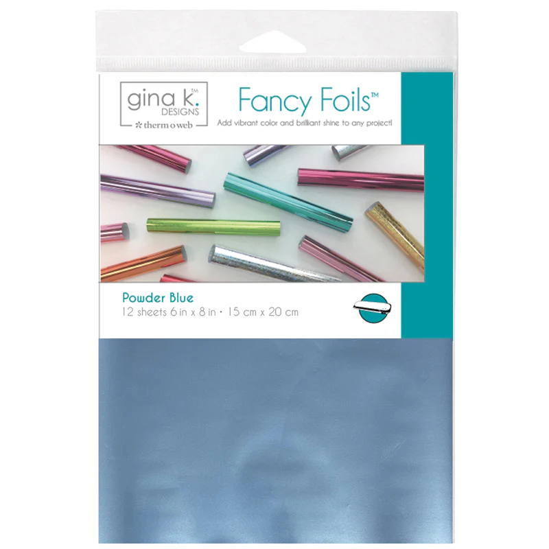 TOW- Fancy Foils 6" x 8"- Powder Blue (matte finish)