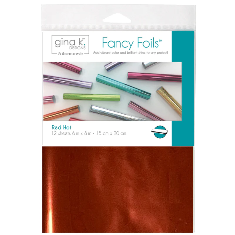 TOW- Fancy Foils 6" x 8"- Red Hot