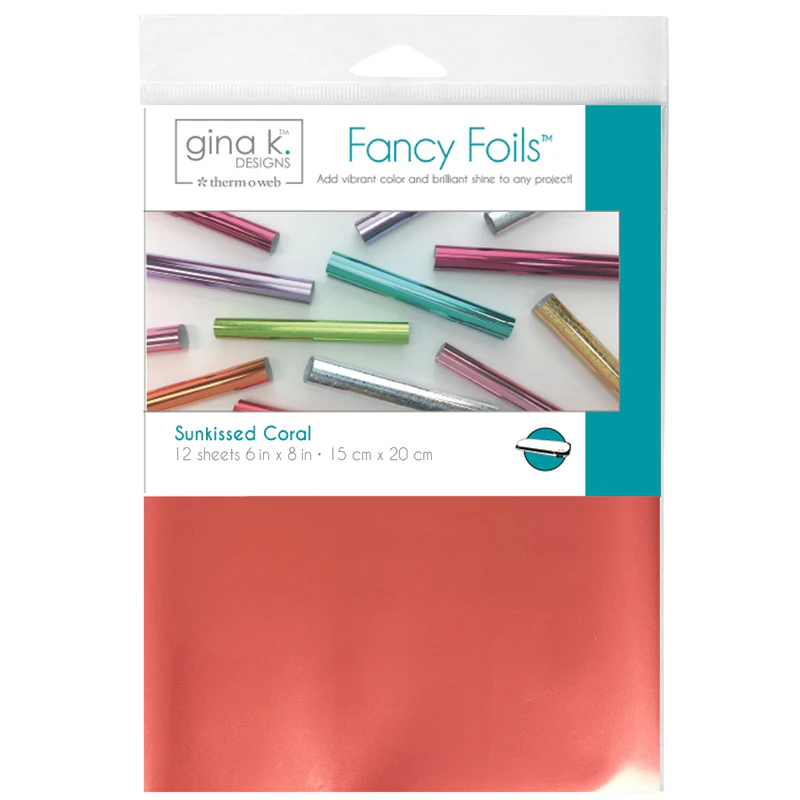 TOW- Fancy Foils 6" x 8"- Sunkissed Coral (matte finish)