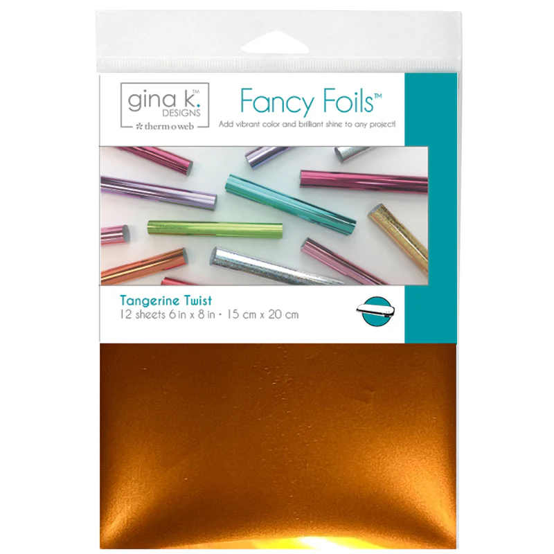 TOW- Fancy Foils 6" x 8"- Tangerine Twist