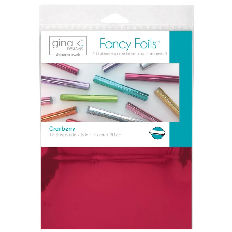 TOW- Fancy Foils 6" x 8"- Cranberry
