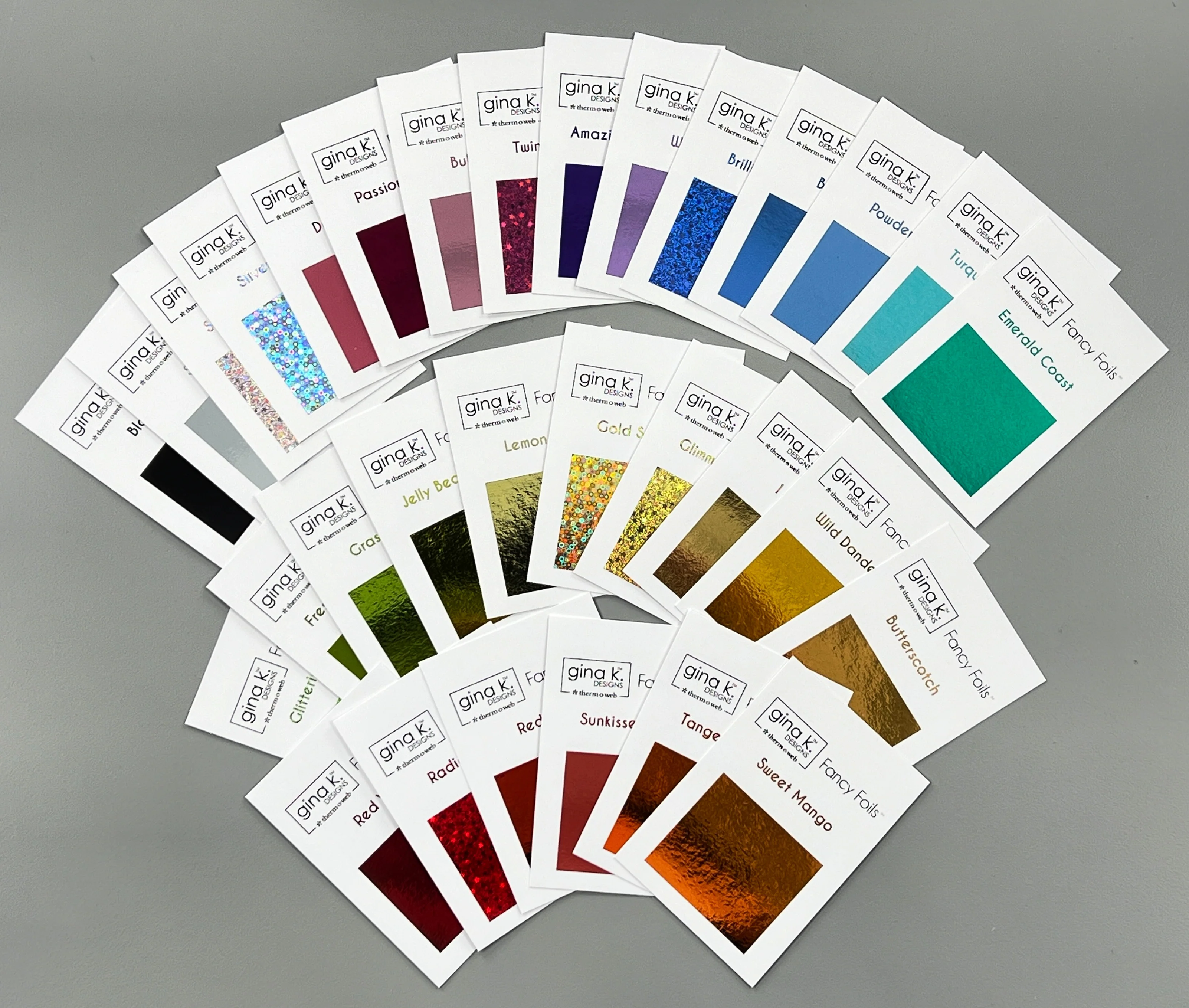 TOW- Fancy Foils Swatch Card Set
