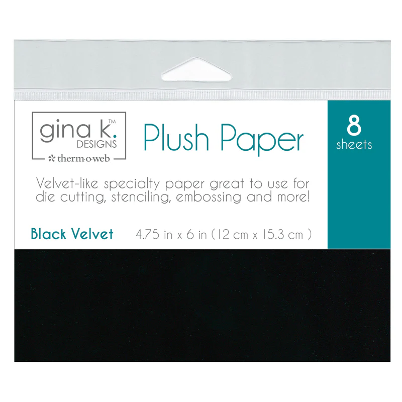 TOW- Plush Paper Black Velvet